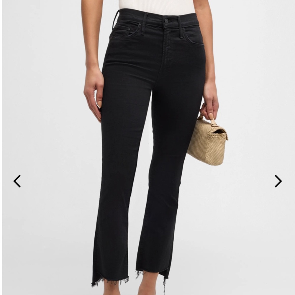 Mother Denim Insider Crop Step Fray